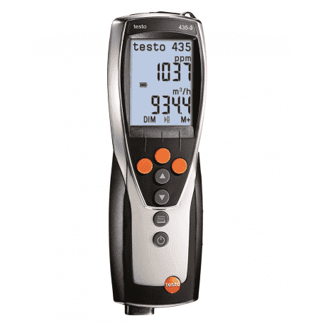 Testo 435-3 - Wielofunkcyjny przyrząd pomiarowy z zintegrowanym pomiarem ciśnienia różnicowego